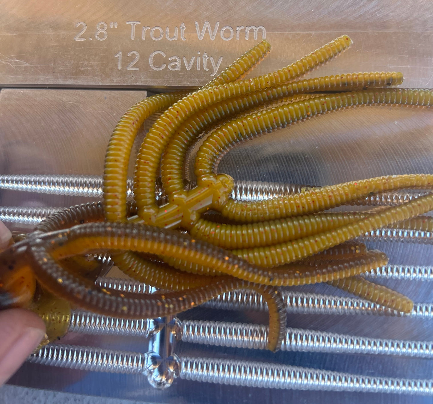 Trout & Pan Fish Worms 2.8 inch